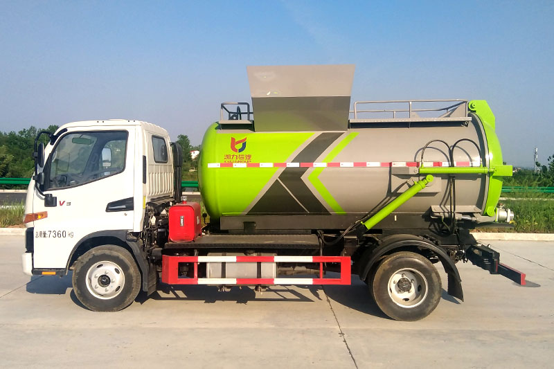 江淮骏铃V3餐厨垃圾车（罐式）（4.5方）