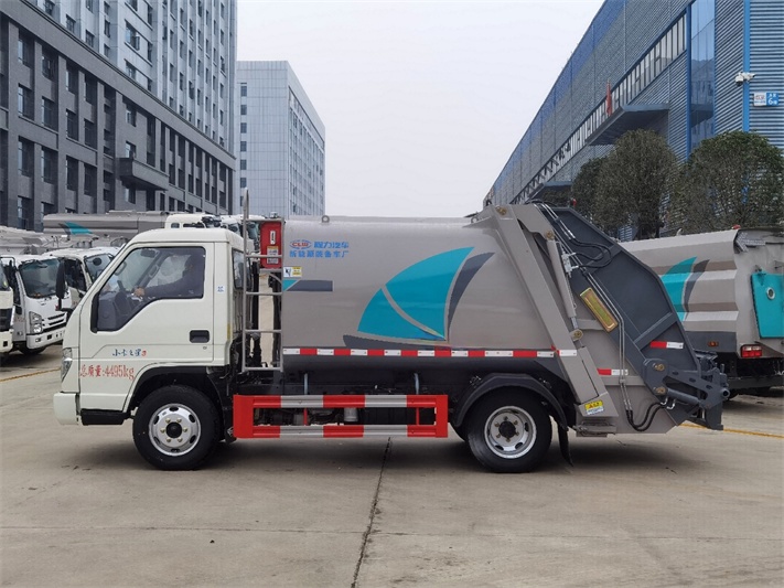 福田6方蓝牌压缩垃圾车