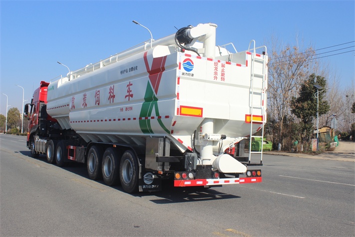 11.6米66方半挂散装饲料运输车